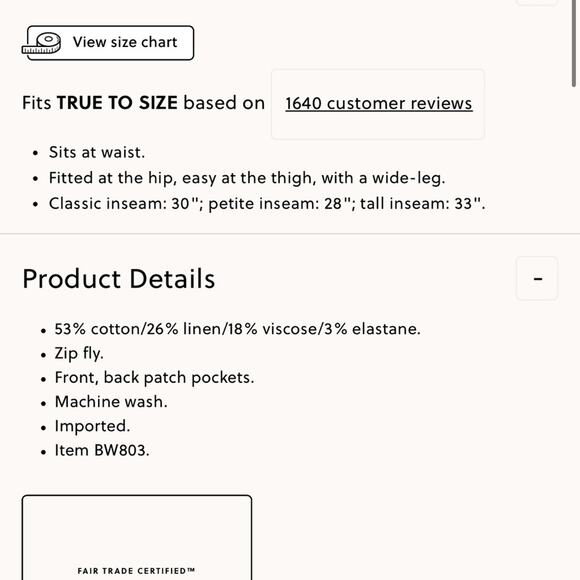 J.Crew Lizzie high-rise patch-pocket wide-leg pant Navy/Ivory Floral - Picture 3 of 6